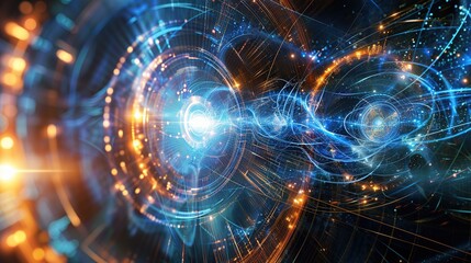 Quantum communication technology with virtual network connections and futuristic light waves