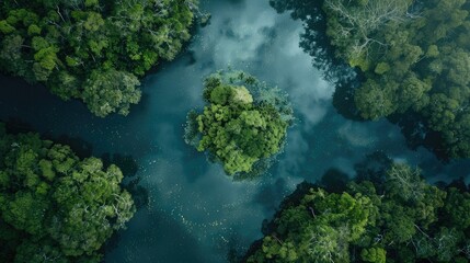 Exploring the interconnectedness of ecology and the significance of World Water Day from a bird s eye perspective emphasizing the crucial role of ecological principles in safeguarding our p