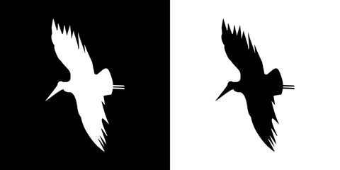 Bird icon. Animal icon. Land animals. Sea beast. Insect icon. Black icon. Silhouette.