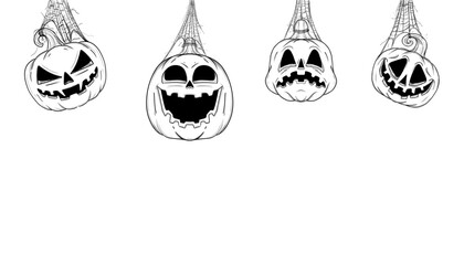 Pumkin on spider trap