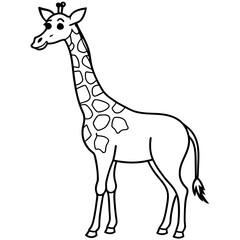 giraffe vector illustration