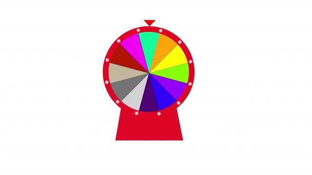 Rotating colorful wheel of luck or fortune. Roulette fortune spinning wheels, casino wheel.  lucky spin wheel overplay template.