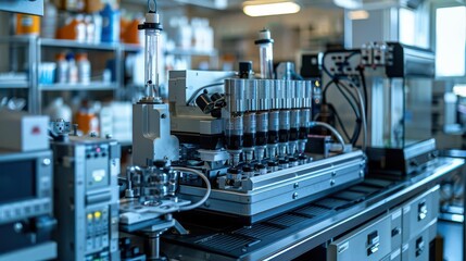 Spectrometer molecular detection setup