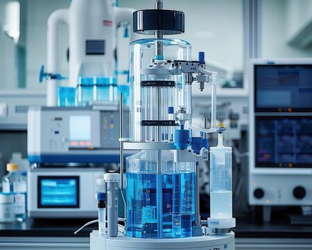 Analyte chemical column setup