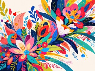 abstract floral background