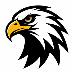 eagle head vector illustration