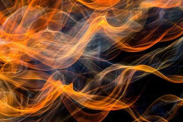 Fototapeta premium Fire-like flickers in an abstract, flowing design