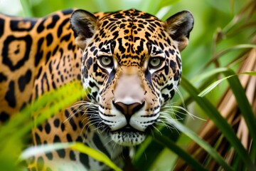 jaguar in rainforest