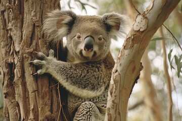 Fototapeta premium koala bear in the tree