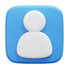 PROFILE 3D ICON ILLUSTRATION