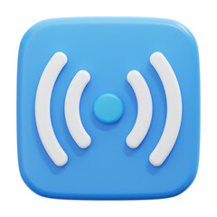 SIGNAL 3D ICON ILLUSTRATION