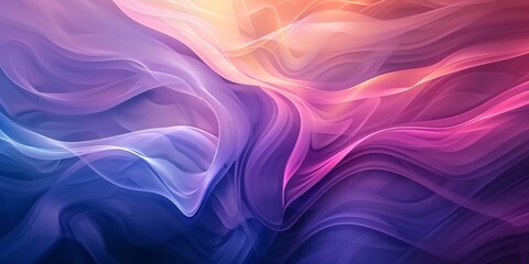 Obraz premium Abstract Swirling Purple and Pink Hues