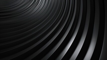 curved lines creating an abstract, wavelike pattern with gradient shading on a dark background