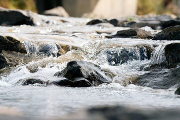 Closeup of The Haruru Falls