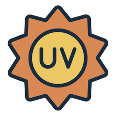 UV sun icon