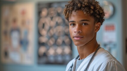 Orthopedic Surgeon Diagnosing Sports Tendon Injury with Ultrasound Technology for Young Athlete's Arm Pain Relief