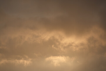 Dark yellow storm cloud cloudscape sky background