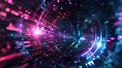 Obraz premium Abstract digital background suitable for science, energy, technology, data transfer illustration