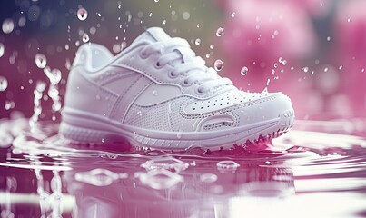 studio photo of shoes for advertising sales - many different colors.