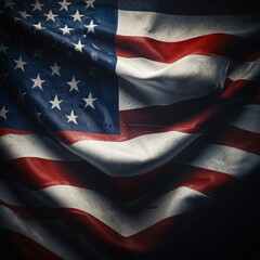 flag in the dark place 