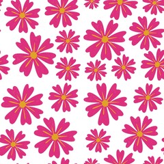 Fototapeta premium seamless pattern with flowers