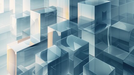 abstract background with cubes