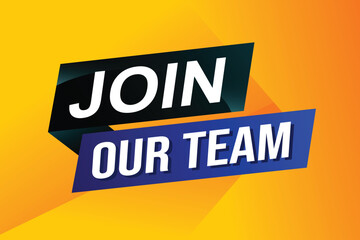 join our team word concept vector illustration with modern futuristic 3d style for landing page template ui web mobile app poster banner flyer background gift card coupon label wallpaper

