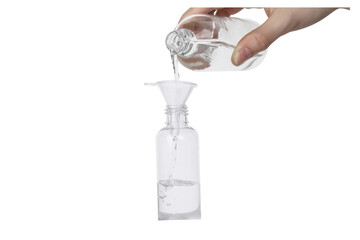 Glass bottle packaging spray bottle
