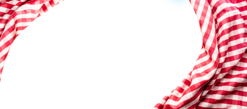 Red table cloth surface textile.for cooking food menu decoration in kitchen