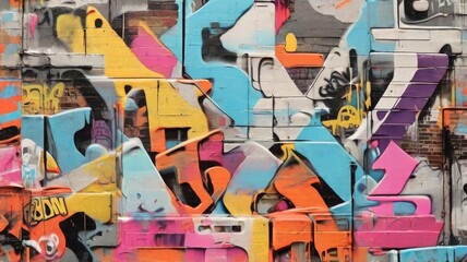 graffiti on the wall