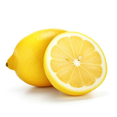 lemon isolated on white