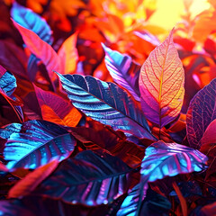 Colorful Leaves of Trees