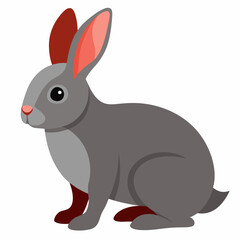 Vector illustration of a rabbit