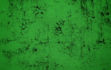 The background is made of green patterned concrete. Dark abstract green stone concrete paper texture background panorama banner long, with space for text