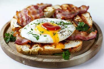 Tantalizing Campfire Breakfast with Bacon and Cheese