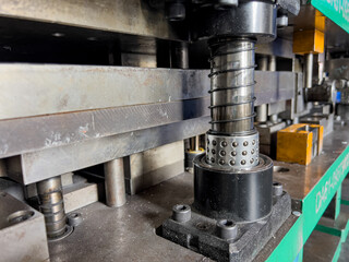 Ball Bearing Guidepost Sets for Die, Mold press, Stamping mold. (Soft focus)