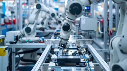 Robotic Arm in a Factory Setting