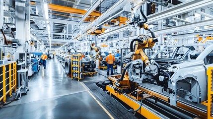 Assembly Line: Modern Automotive Manufacturing