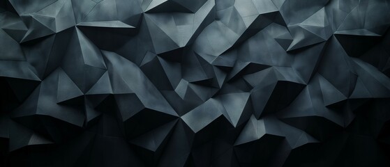 Black geometric abstract background