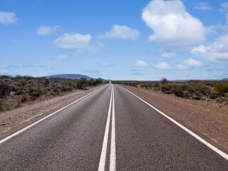 Endless Road through the Australian Outback