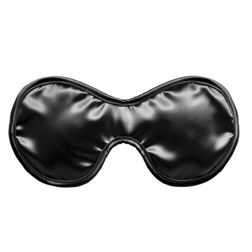 recommend clip art: Black silk sleep mask for blocking light on transparent background clipart
