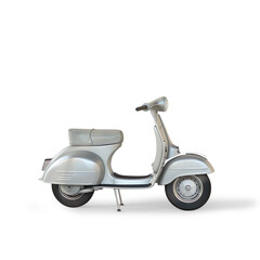 Toy scooter isolated on a transparent background