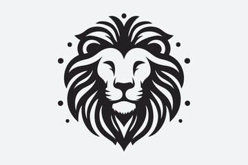 Lion Face Logo Icon Vector Illustration