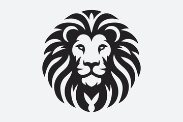 Lion Face Logo Icon Vector Illustration