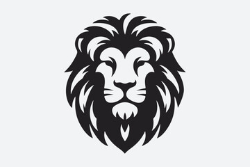 Lion Face Logo Icon Vector Illustration