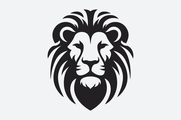 Lion Face Logo Icon Vector Illustration