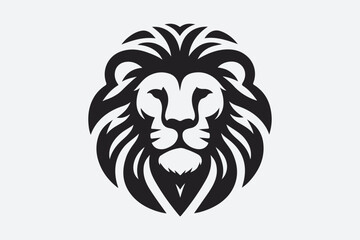 Lion Face Logo Icon Vector Illustration