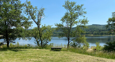 lac de Saint-Férréol et cascade, oeuvre de Pierre Paul Riquet 