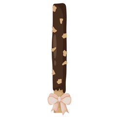 Pepero day, cookies and cute ribbon Can be used to celebrate pepero day on 11th of November