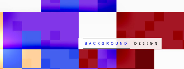 Dynamic colorful squares background. Vector Illustration For Wallpaper, Banner, Background, Card, Book Illustration, landing page